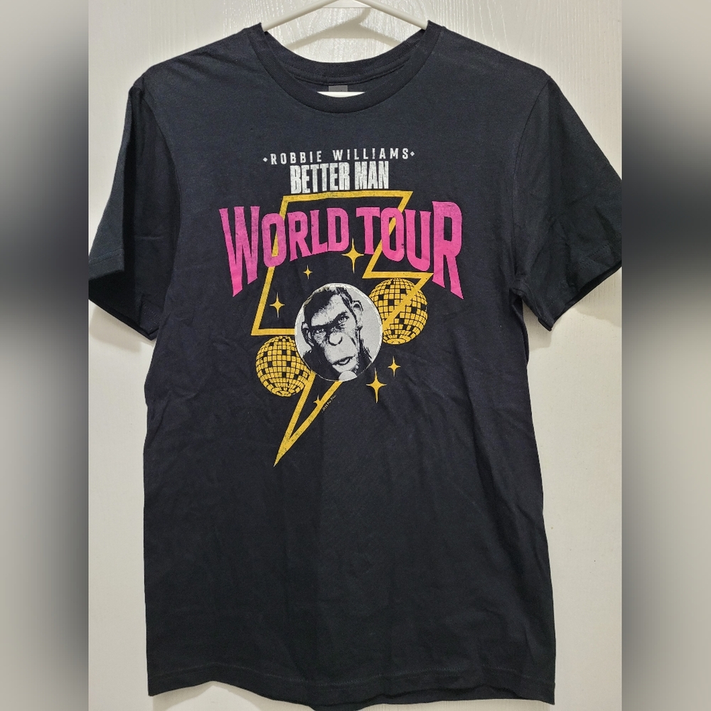 Womens  Robbie Williams  band TShirt